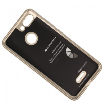 Auksinės spalvos goospery silikoninis 1.5 mm. storio dėklas  (REDMI 6)